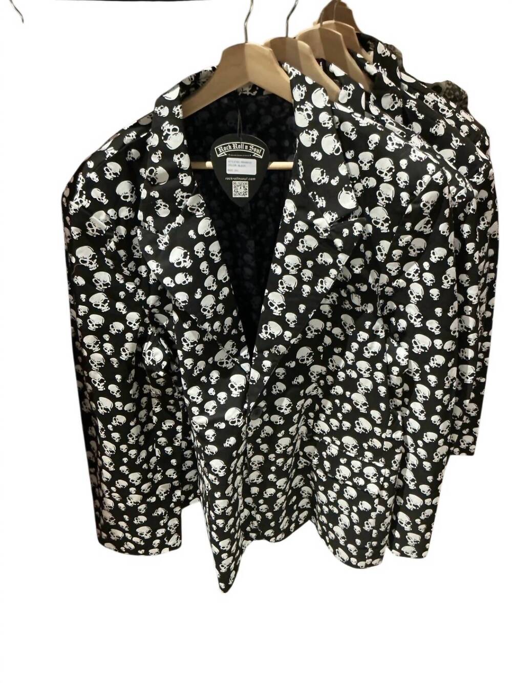 NEW ROCK ROLL N SOUL women's pompeii' skull jacket in black